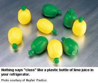 Plastic Lime Bottles