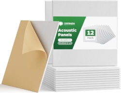 Adhesive sound absorption panels